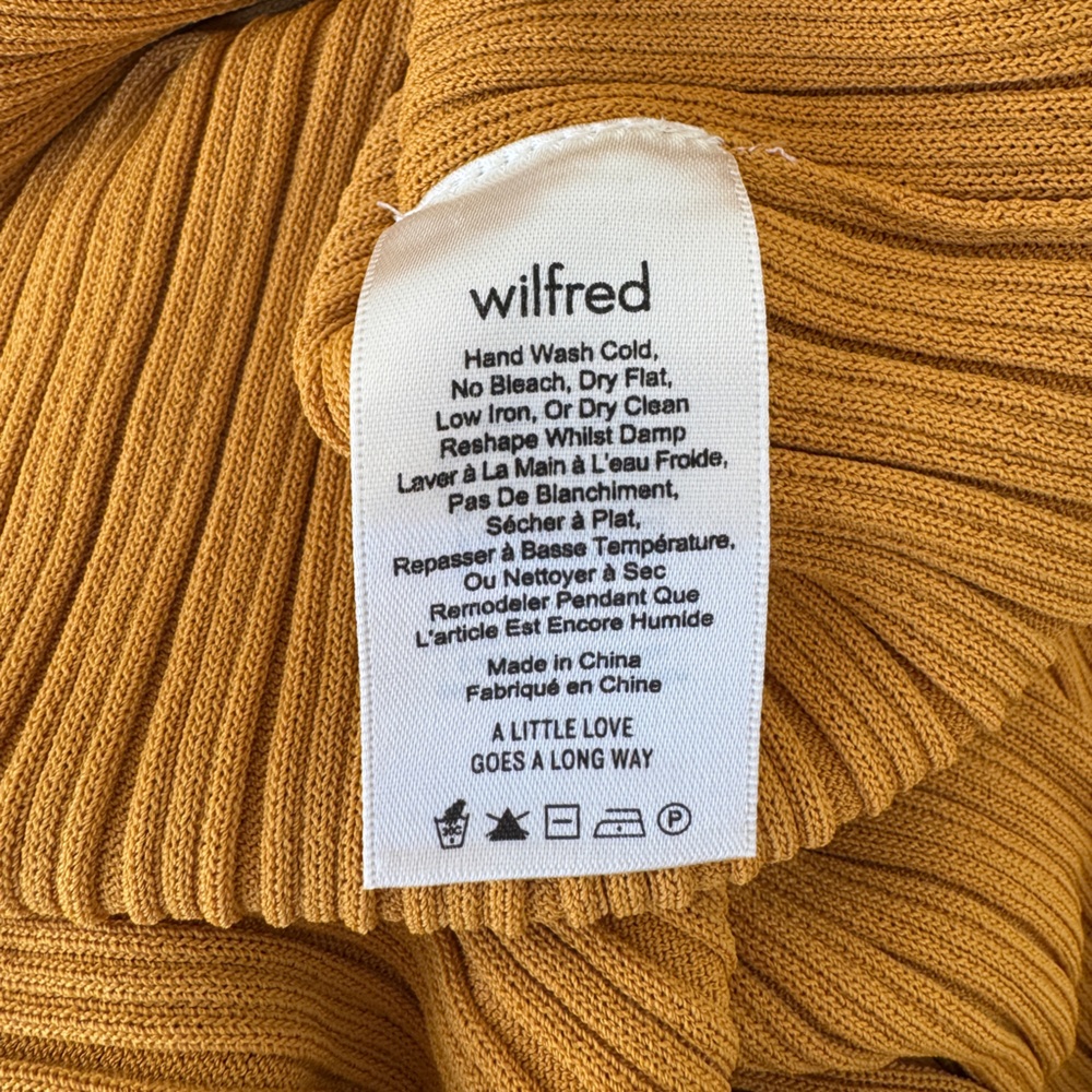 🏷️ SOLD • WILFRED • Zeta Skirt in Cairo Gold • XS - Picture 8 of 11